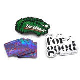 Customised Logo Printed UV Protection Water proof PVC Brand Cartoon Vinyl Die Cut Sticker