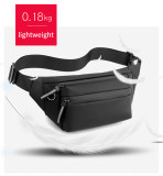 2021 Wholesale fashion fanny pack custom waterproof running belt bags men crossbody reflective waist bag with earphone hole