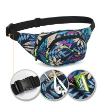 Custom Logo Sports Casual One Shoulder Women Waterproof Waist Bag Sling Crossbody Fashion Fanny Pack