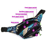 Custom Logo Sports Casual One Shoulder Women Waterproof Waist Bag Sling Crossbody Fashion Fanny Pack