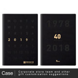 Embossed Pu A5 Business Leather Planner Appointment planner