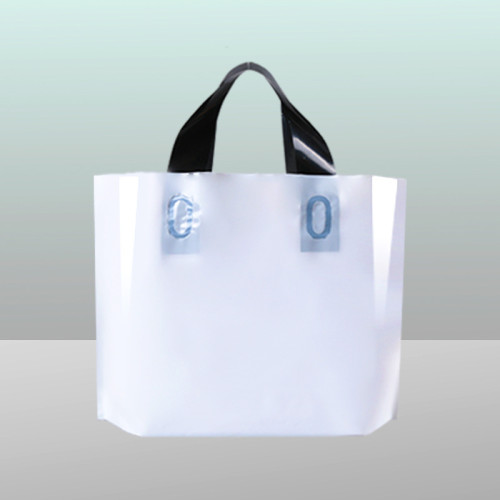finepackage wholesale custom high quality personalized printing logo handle plastic shopping bag