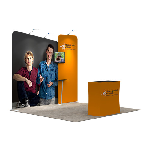 Hot sale 10FT custom aluminum portable trade show standard exhibition 3*3 booth display stands