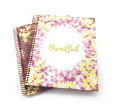 2021 2022New Customized Daily Printing Paper Cover Single Coil Spiral Agenda Planner