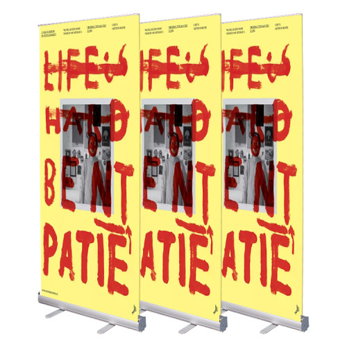 Expomax Economical Custom Design Roll Up Display Banner Pull Up Advertising Banner Stand For Display