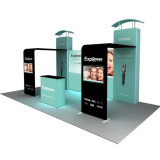 Expomax  Super Popular Portable Standard Exhibition Trade Show Display Booth Stand Modular Wall Exhibition Booth