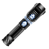 2500 Lumens 1*26650 Battery with Power Indicator Aluminium Alloy Body XHP99 LED 3 Modes Dimming Zoomable Rechargeable