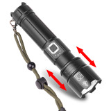 2000lumen high quality bright cob light flashlight tactical led rechargeable flashlight