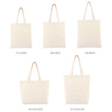 12oz Cheap Customized Logo Tote Shopping Bag Cotton Canvas Bag Custom Silk Item Style Pattern Letter Promotion Bags