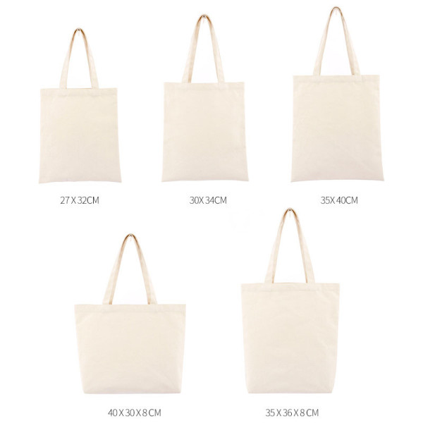 12oz Cheap Customized Logo Tote Shopping Bag Cotton Canvas Bag Custom Silk Item Style Pattern Letter Promotion Bags