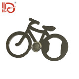 Wholesale Factory cheaper Hot Style design custom logo bicycle print metal beer opener metal bottle opener