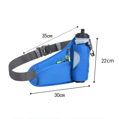 Outdoor Waterproof Hiking Cycling Running Belt Unisex Sport Fanny Pack Waist Bag With Water Bottle Holder