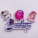 Custom Logo Outdoor  UV Coat Die Cut Promotional Vinyl Waterproof Sticker