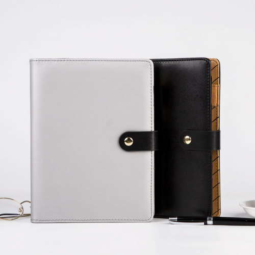 Custom Print Refill A5 6 Ring Binder Pu Leather Cover 2022 Planner with Stickers