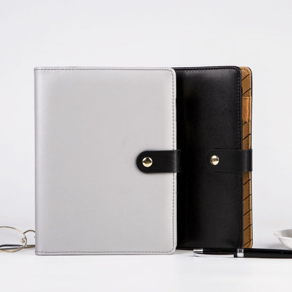 Custom Print Refill A5 6 Ring Binder Pu Leather Cover 2022 Planner with Stickers