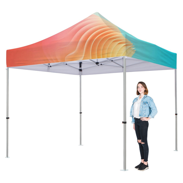 Design Logo Trade Show Display Expo Marketing aluminum Frame Folding Gazebo Event Exhibition Booth Tent