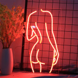 Newish Custom Design Acrylic Neon Lights Christmas Party Display Neon Lighting 3D Indoors Neon Lights
