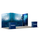 3 color flame Booth Display Walls 2 doors storage locker clothes closet wardrobe with hanger & air vent