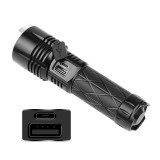 Led Flashlight, 90000 Lumen Super Bright Tactical High Lumens with Battery & USB Cable 3 Modes, Zoomable, Waterproof Flashlights