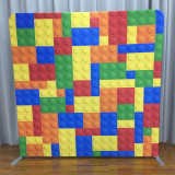 Fashion trade show display equipment tension fabric pillow case backdrop display stand