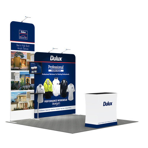 Custom printing Tradeshow Display Stall 3x3 standard Size Exhibition Stand  Booth