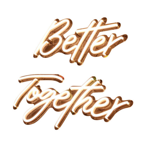 3D Letters Coffee Shop Neon Light Customizes Acrylic Neon Lighting Waterproof Neon Lighting