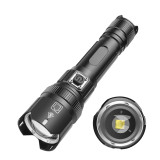 New XHP50 9000 Lumens LED Flashlight 18650 Battery Torch USB Light Type-c Charging 5 Modes Flashlight With Zoomable