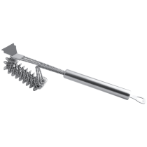 Stainless Steel Handle BBQ Cleaner Brush AL-BB1 3 Head Steel Cleaning Brush With Beer Opener