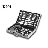 WB China Top Selling OEM Utensil Kit Multifunction Portable Outdoor BBQ Barbecue Grill Tool Set 13 Models