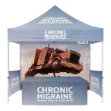 Easy Up Foldable Canopy Wholesale Pop Custom Logo Printed Advertising Folding Trade Show Tent Professional