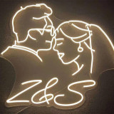 Wholesale Indoor And Outdoor Creativity Decoration Acrylic Neon Sign Custom Led Neon Sign For Wedding
