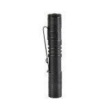 Customize Logo Aluminum Alloy 3 Modes Tactical Mini LED Torch Hand Light Flashlight With Clip
