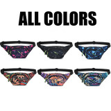 Custom Logo Sports Casual One Shoulder Women Waterproof Waist Bag Sling Crossbody Fashion Fanny Pack