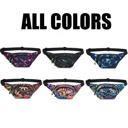 Custom Logo Sports Casual One Shoulder Women Waterproof Waist Bag Sling Crossbody Fashion Fanny Pack