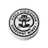 custom outdoor long last waterproof circle label stickers maker