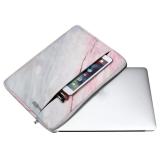 Antishcok canvas lightweight waterproof 13 14  15  15.6  inch marble print computer sleeve case storage Computer Sleeve