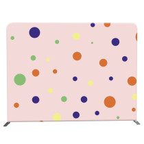 Fashion trade show display equipment tension fabric pillow case backdrop display stand