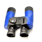 7x50 Waterproof Fogproof Military Marine Binoculars w/Internal Rangefinder & Compass for Navigation,Boating,Fishing