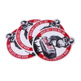 professional printed high quality UV resistant waterproof label custom bumper car sticker