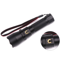 Promotion 5000 lumen Strong Light Rechargeable Long Distance LED Torch Light Emergency Flashlight