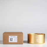 Top quality customized Birthday Rose Gold aluminum cup Vessel candle