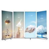 Custom Digital Printed Retractable Aluminium Roll Up Banner Stand