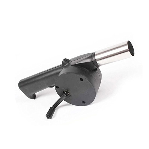 GF021 Hand Crank Fireplace Camping Bellows BBQ Grill Fire Starter Flame Exciter