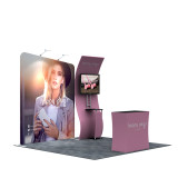Easy set up 10x10ft exhibition booth system panel  Modular tension fabric Fair Stand Trade Show