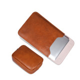 Leather computer folder Pu Office file bag business storage high grade leather flap tablet notebook protective computer sleeve