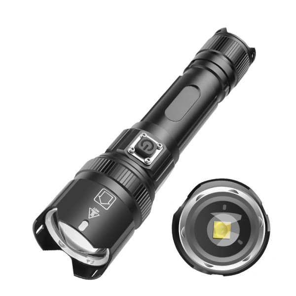 2000 LumensUsb  tail rope Type-c zoomable  XHP99 xhp50 18650 battery Best Camping Outdoor  USB Rechargeable LED Torch