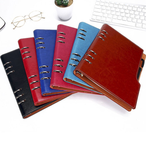Manufactures Personalised Printing Pu Leather Binder Diary Notebook