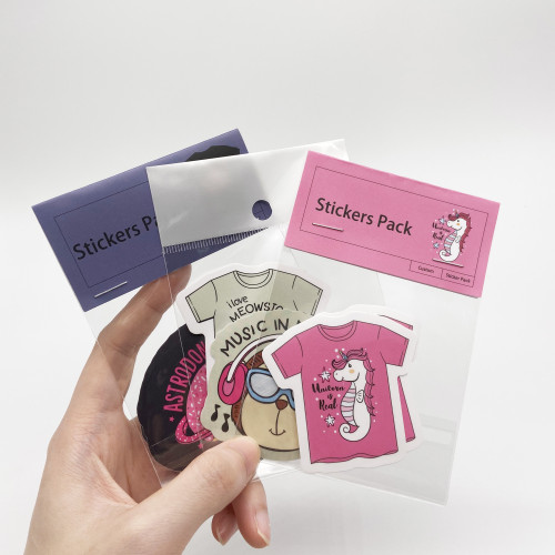 Custom Vinyl Removable Laptop Stickers Printing Cartoon Decoration Stickers