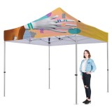 Design Logo 3x3 promotional folding custom print event awning pop up Aluminum Canopy promotion Tent with printing Tent