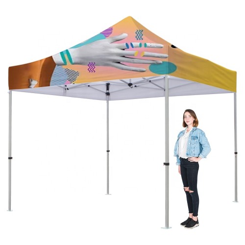 Design Logo 3x3 promotional folding custom print event awning pop up Aluminum Canopy promotion Tent with printing Tent